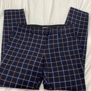 Navy, blue and pink pattern slacks * size 8R